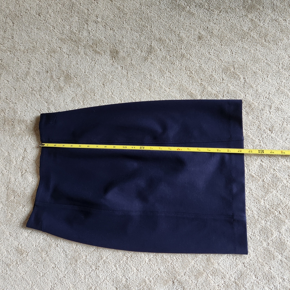 Premise Size Xs Womens Navy Blue Stretchy Pencil With Zipper And Hook Closure - Picture 12 of 13